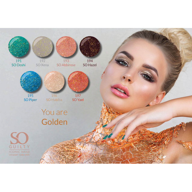 YOU ARE GOLDEN COLLECTION 191-197 UTOPIAN GELPOLISH 12ML